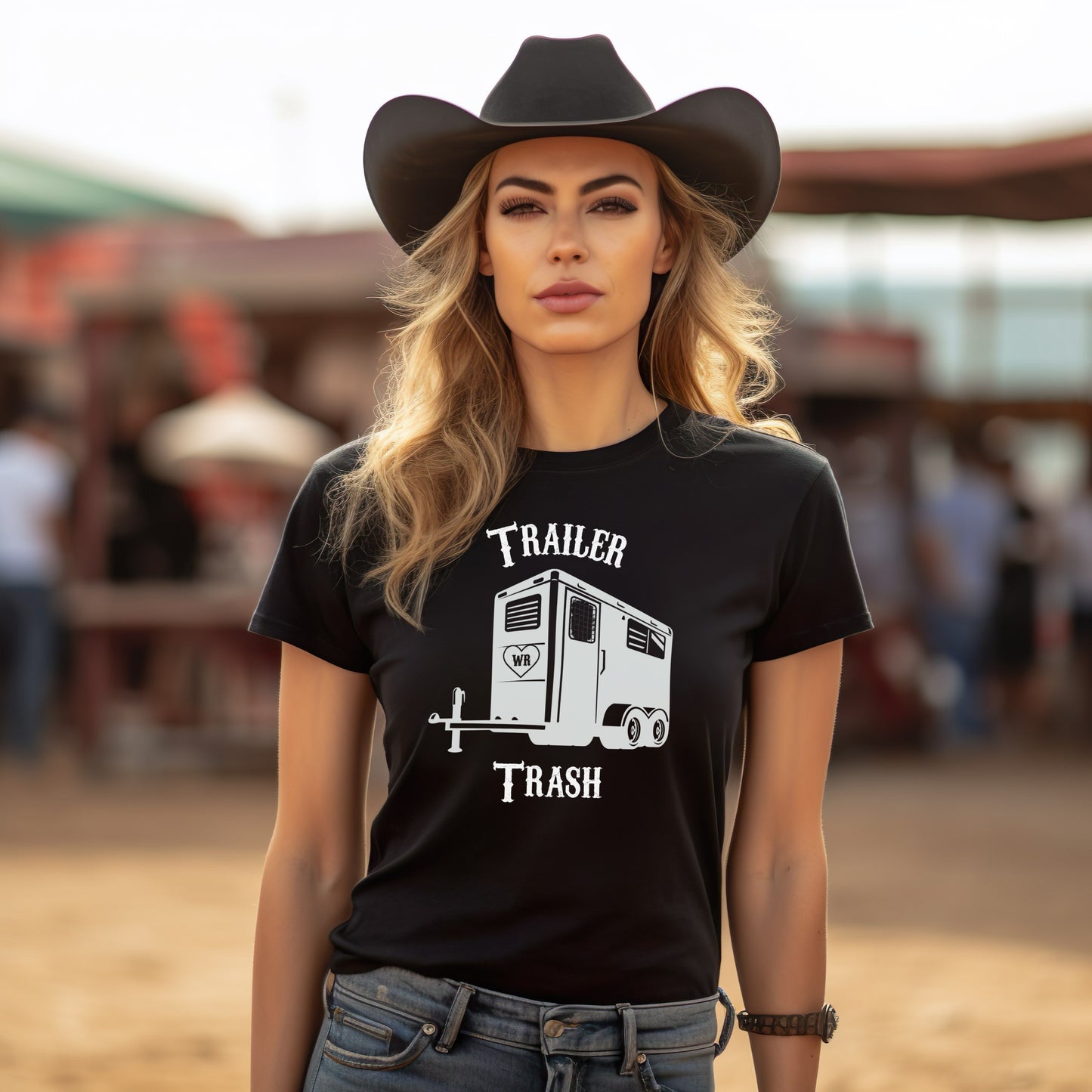 Wildheart Rebel Trailer Trash Women's Tee Black