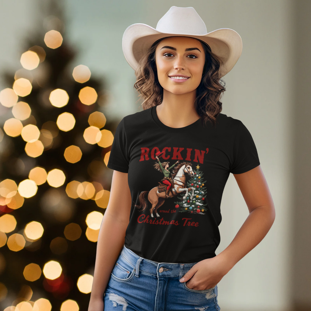 Rockin around Women's t-shirt black