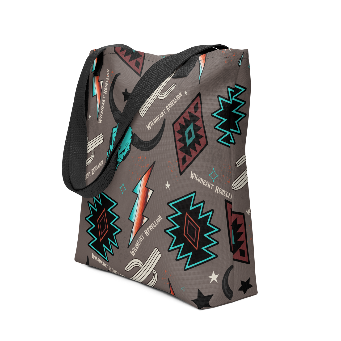 Cowboy Lightning Western Cowboy Tote Bag