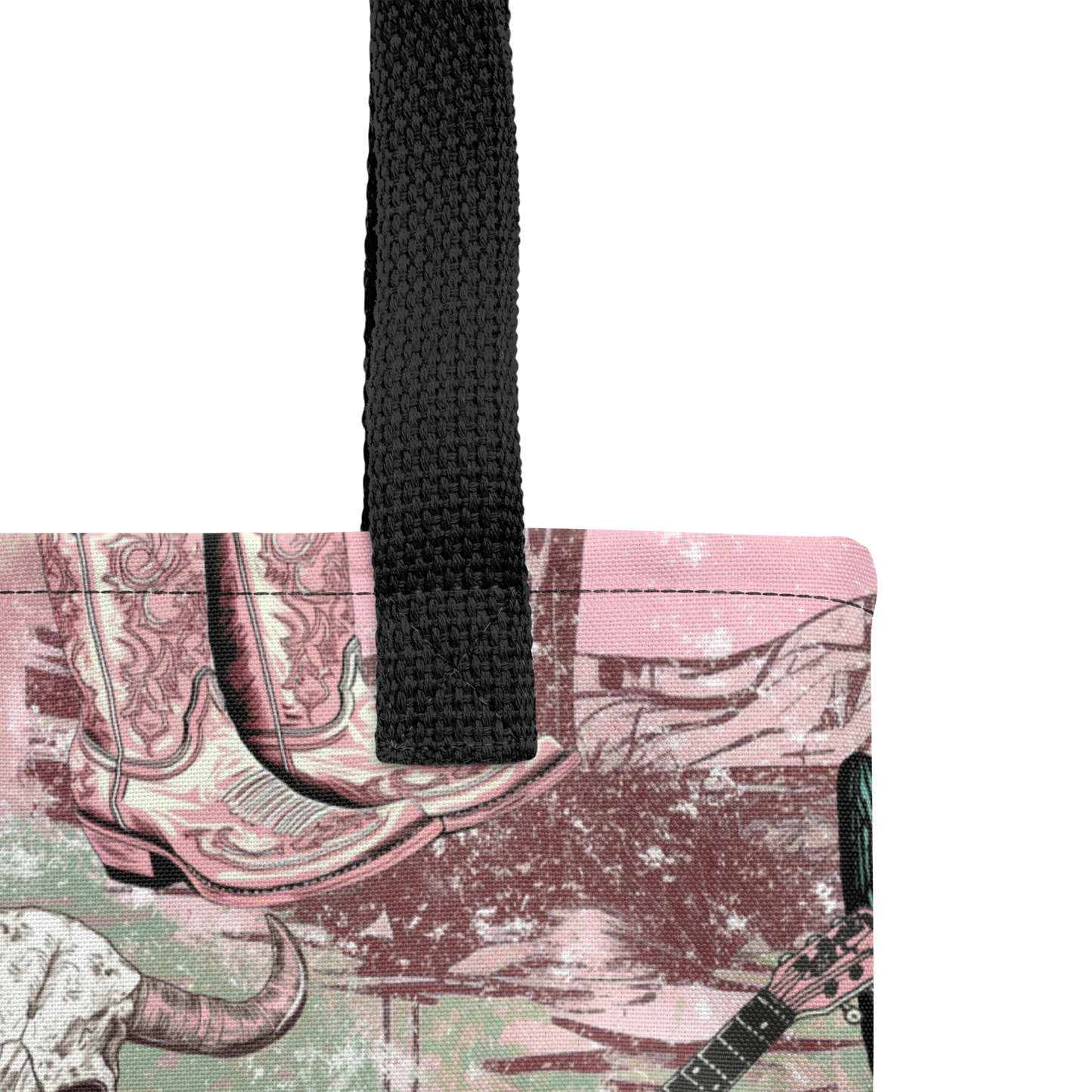 Pink Dessert Dream Western Cowgirl Tote Bag