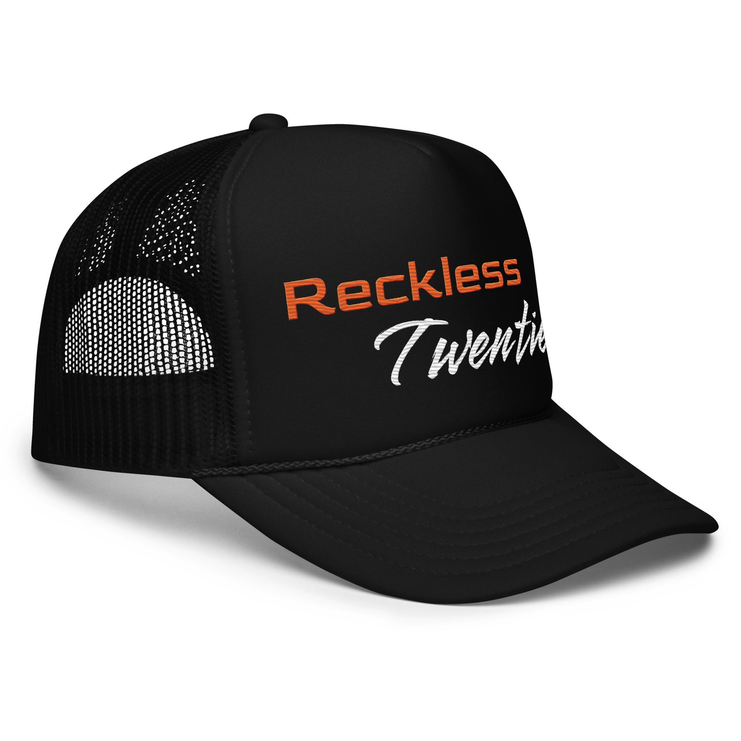 Reckless Twenties Foam Trucker Hat Black