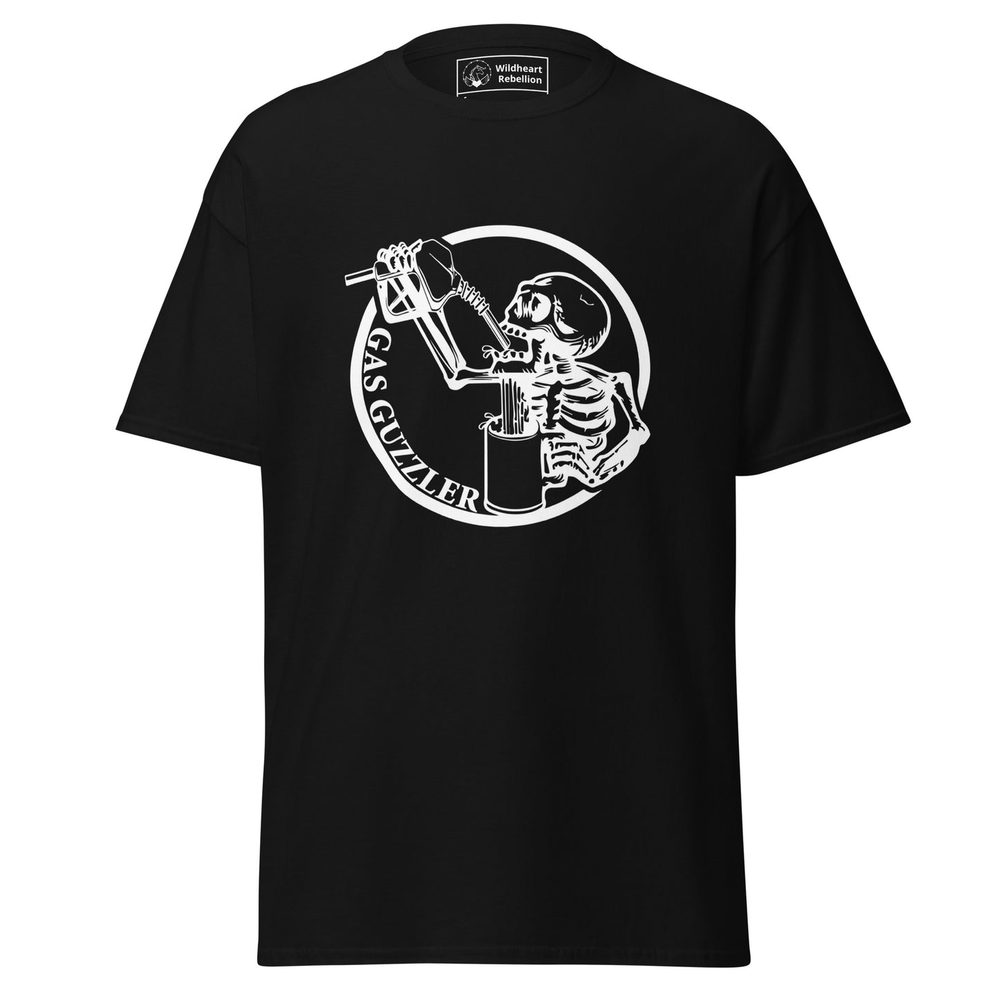 Gas Guzzler Confessions for the Adventurous Souls Men's Black Tee