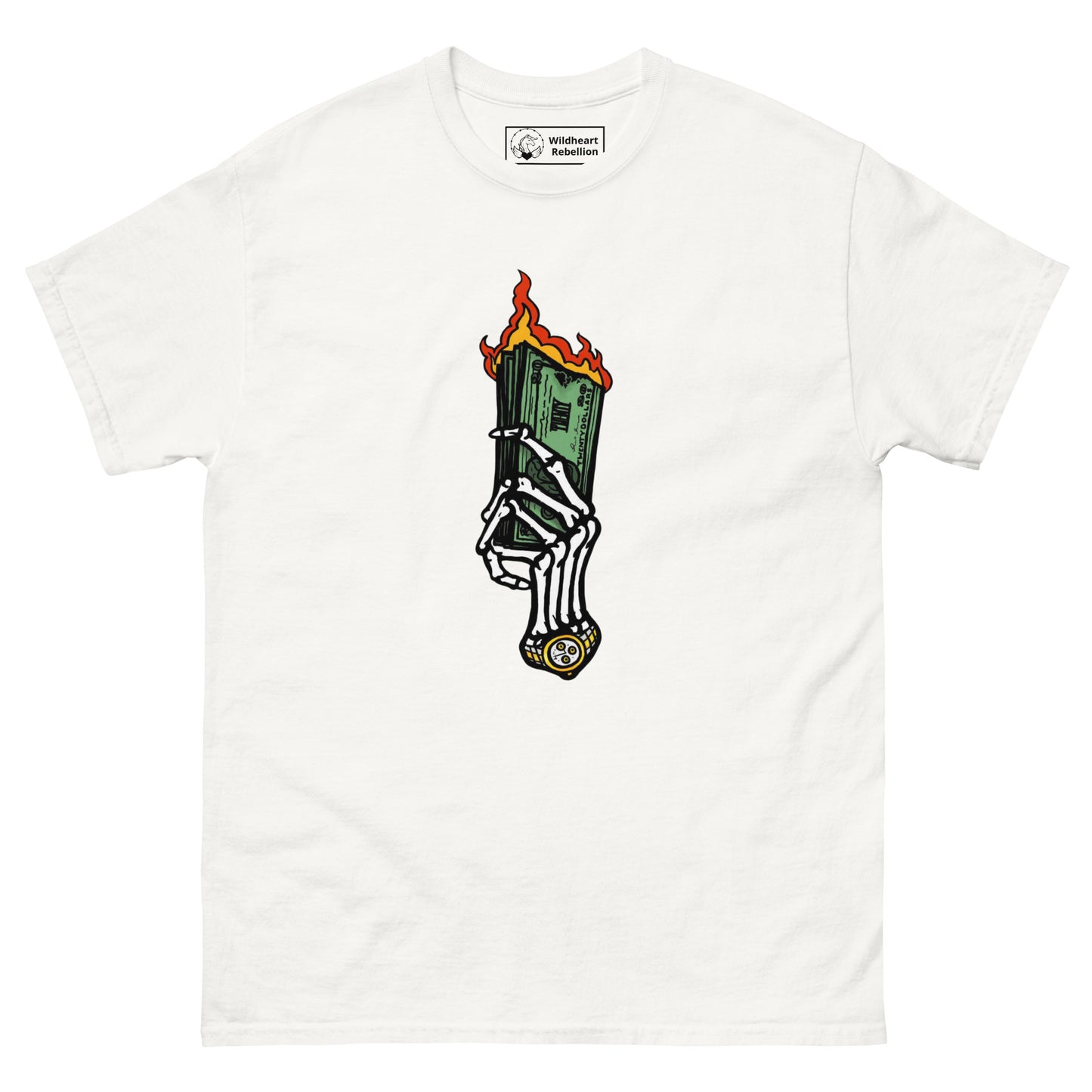 Reckless 20's Wild Ride Basic-Men's White Classic Tee