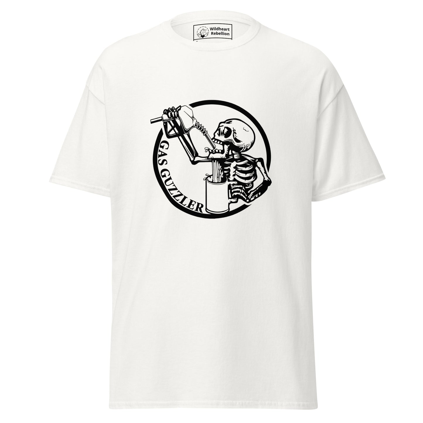 Gas Guzzler Confessions for the Adventurous Souls Men's White Tee