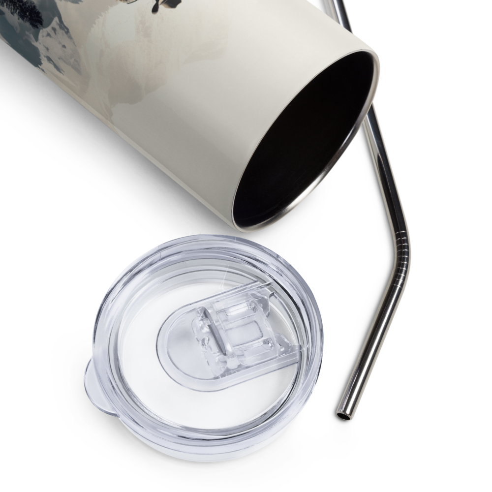 Cowboy Horizon Watercolor Stainless steel tumbler 20oz
