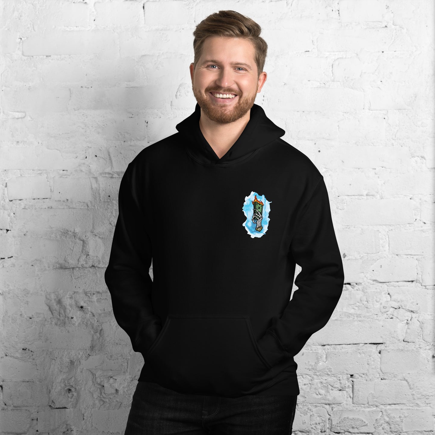 Reckless 20's Wild Ride- Men's Black Hoodie