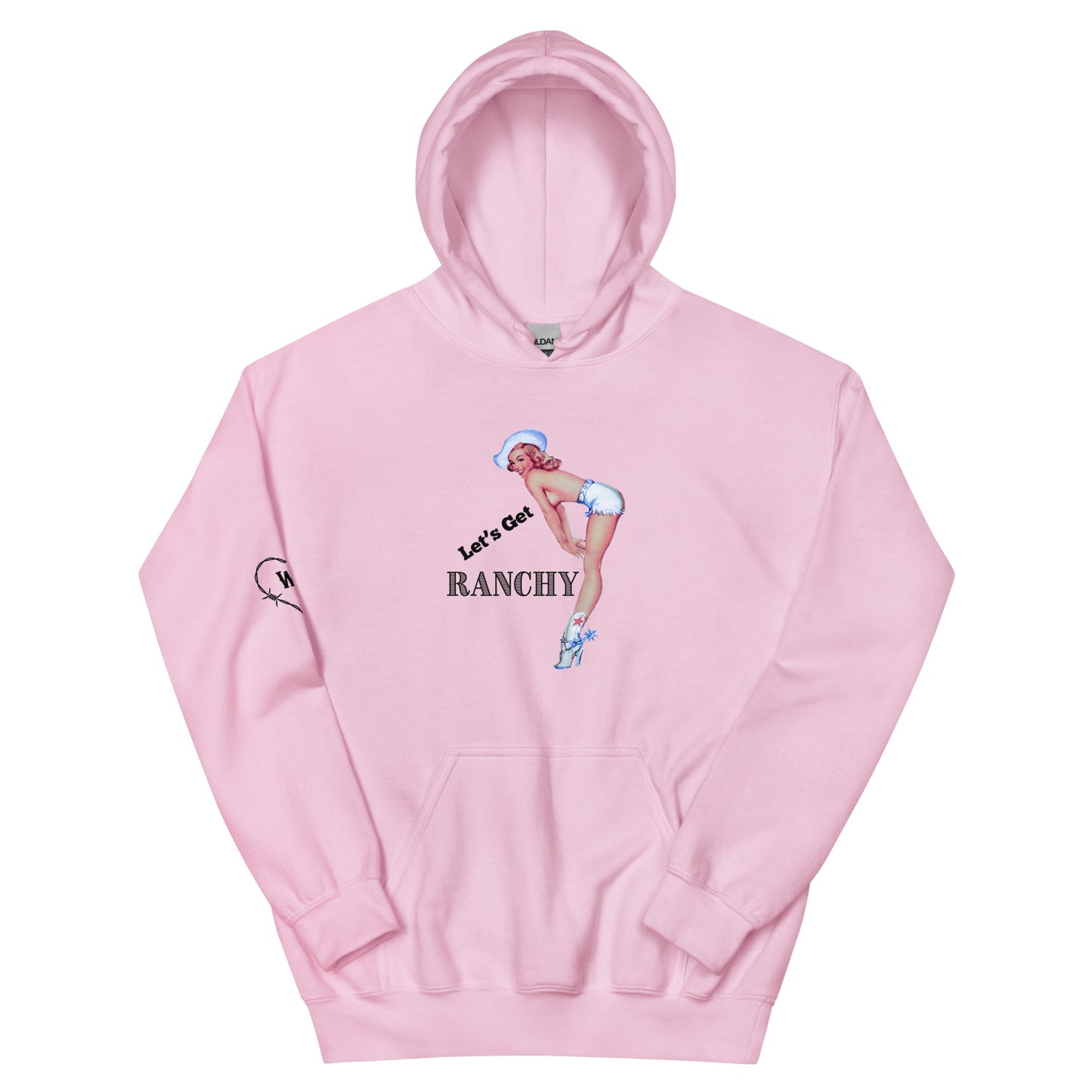 Let's Get Ranchy Women's Hoodie Pink
