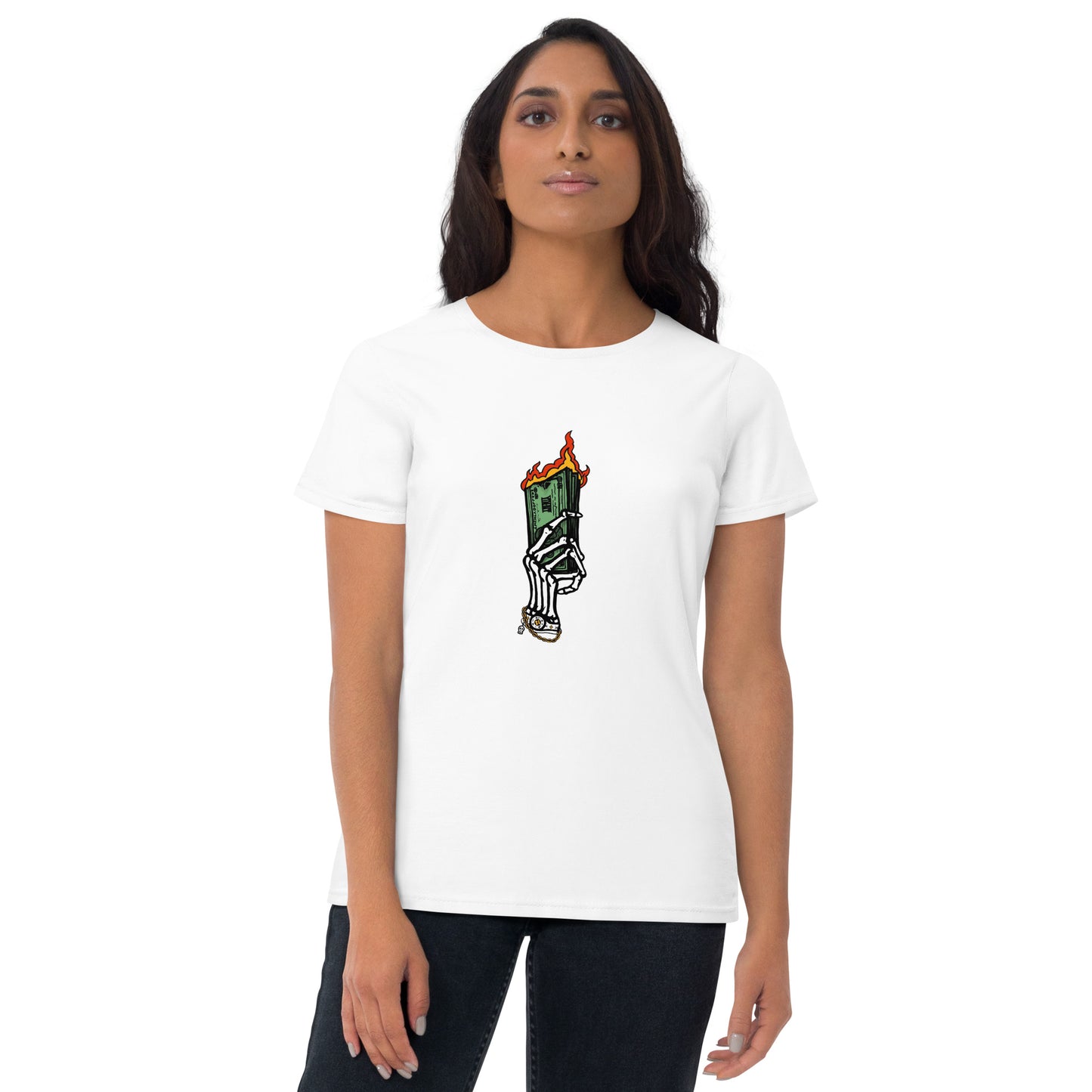 Reckless 20's Wild Ride Basic- Women's White Classic Tee