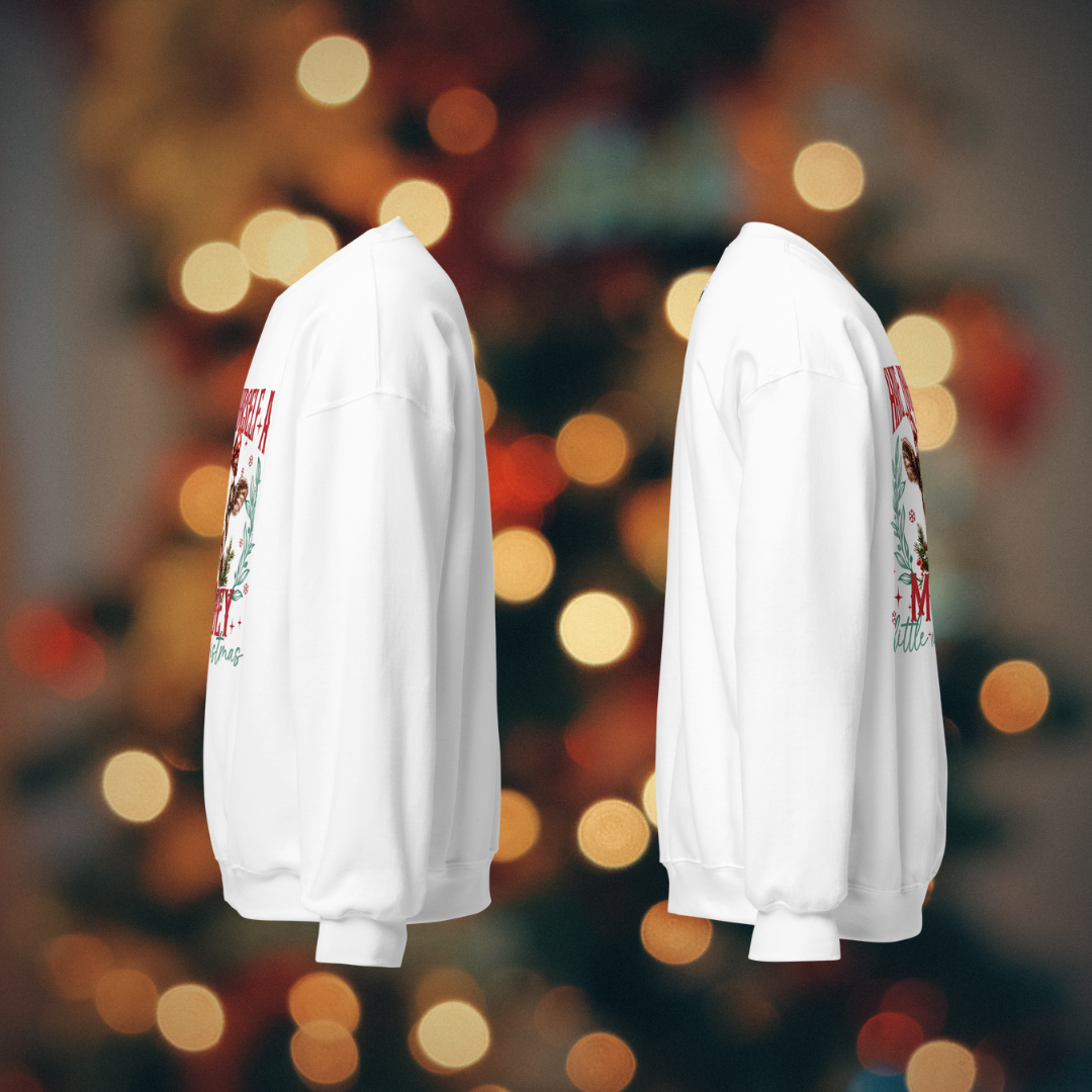 Mooey Christmas Women's sweatshirt White