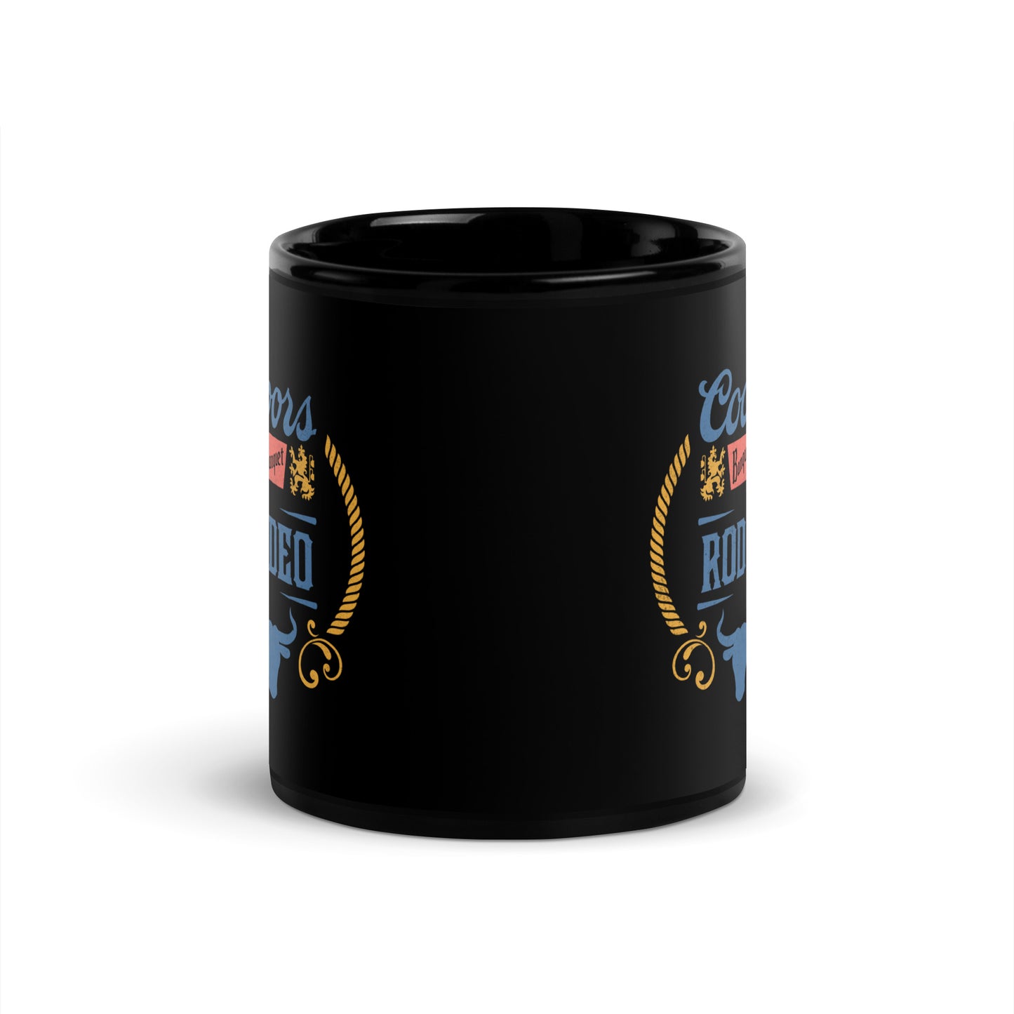 Coors Banquet Rodeo Black Coffee Mug