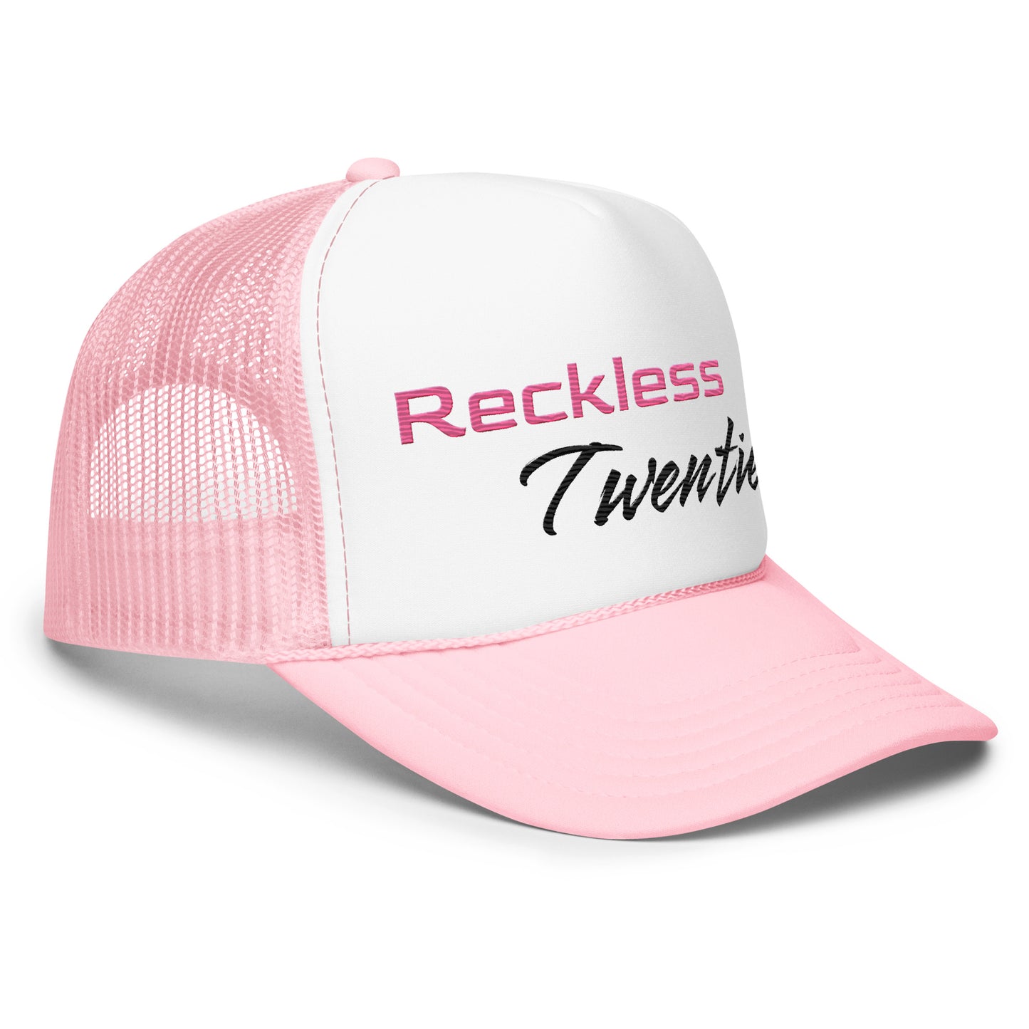 Reckless Twenties Foam Pink Trucker Hat