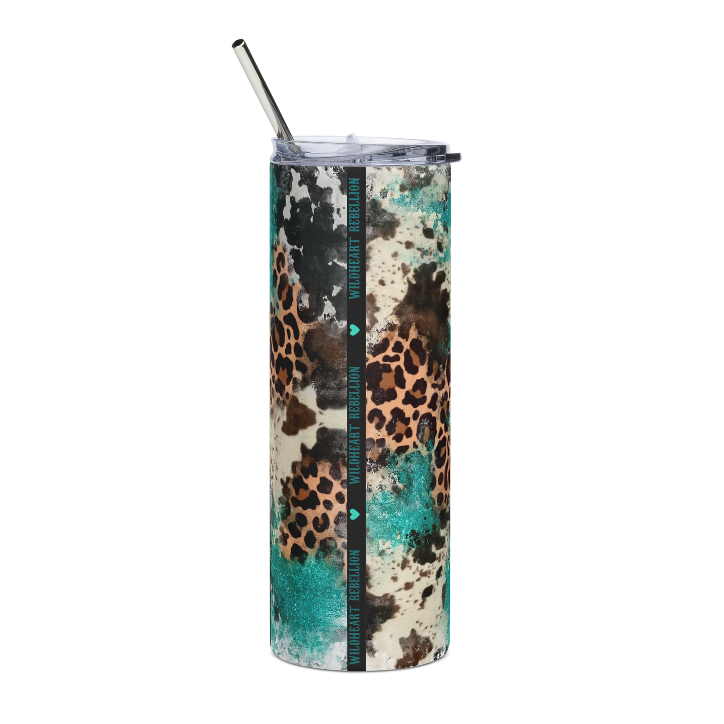 Turquoise Cowgirl Coffee Western Stainless steel tumbler 20oz.