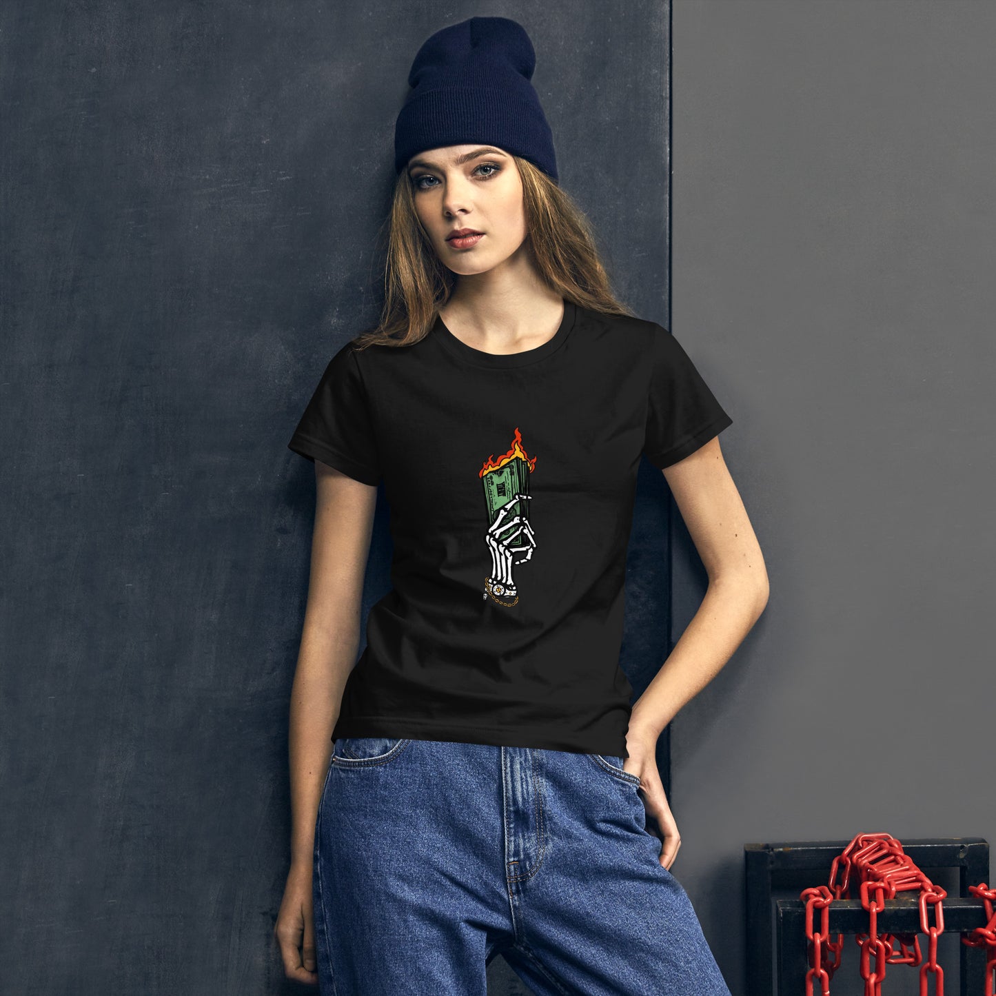 Reckless 20's Wild Ride Basic- Women's Black Classic Tee